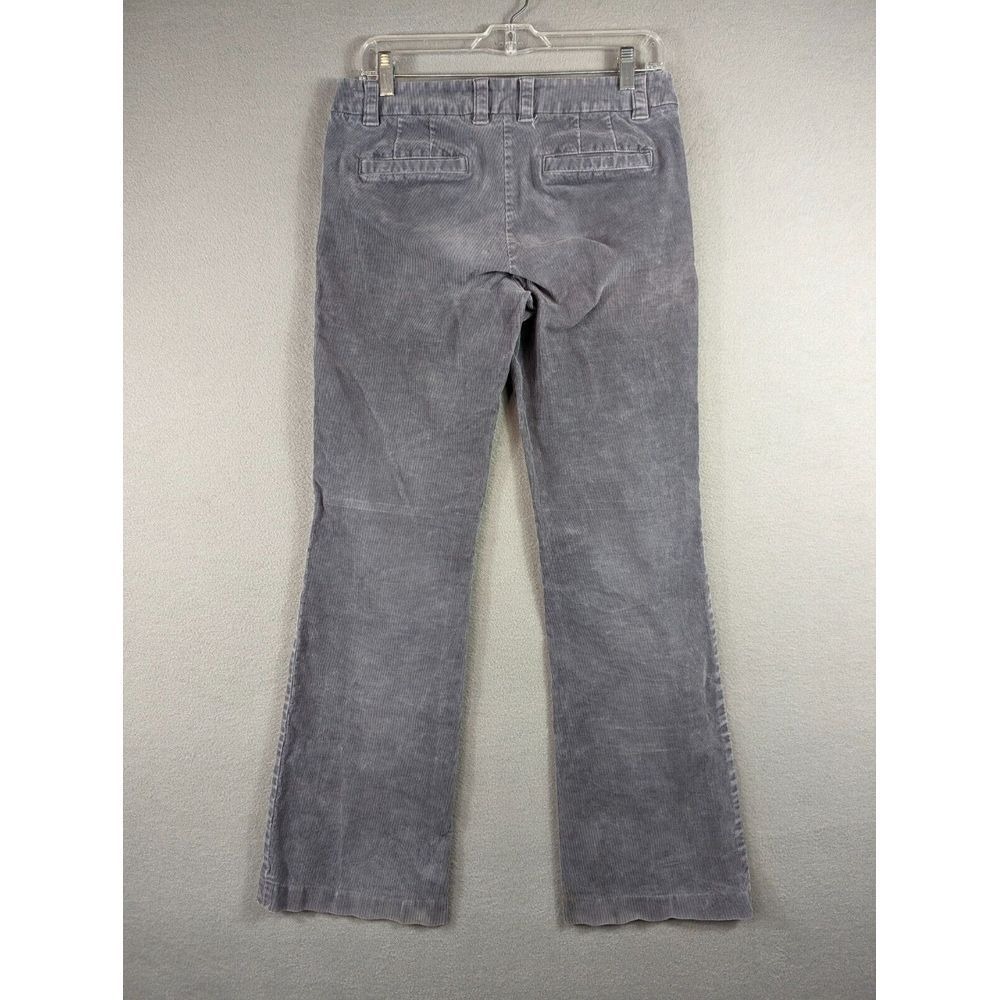 J. Crew Favorite Fit Jeans Womens Sz 4 Corduroy Gray Wide Leg Flared Stretch Y2K - Picture 7 of 14